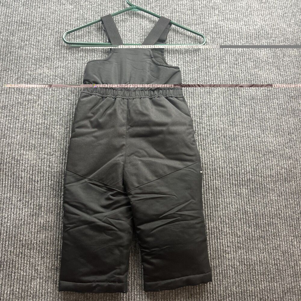 Swiss Tech Toddler Snow Bib Pants Overalls Black SZ 2T Unisex